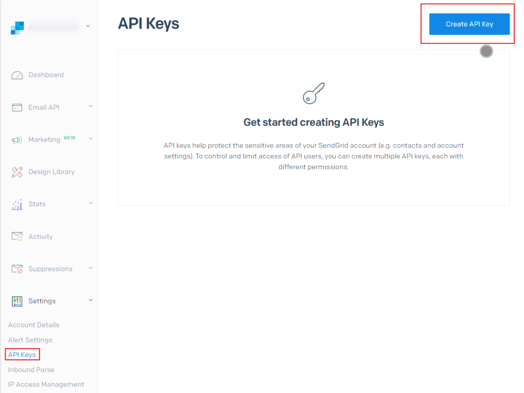 Send Gird API Keys