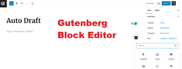 Switch From WordPress Classic Editor to Gutenberg Editor