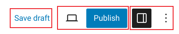Toolbar in WordPress Gutenberg Editor