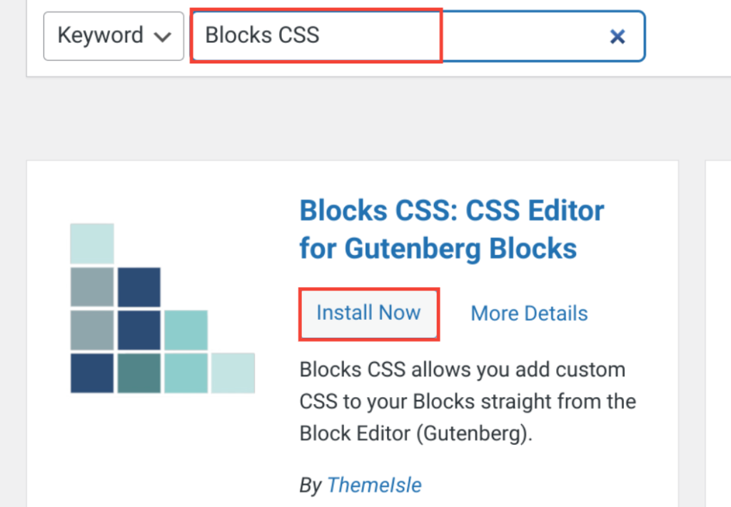 Blocks CSS Plugin