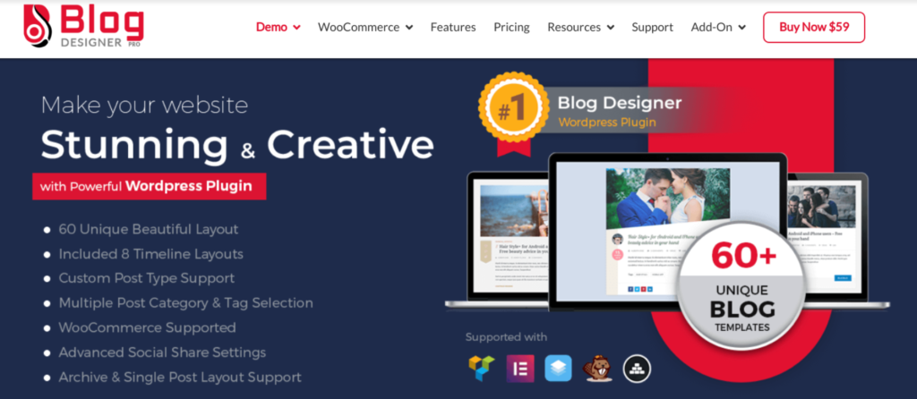 Blog Designer Pro - WordPress Page Builder