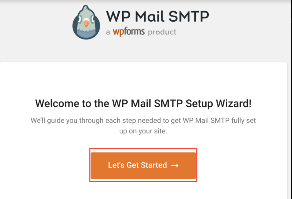 WP Mail SMTP Setup Wizard