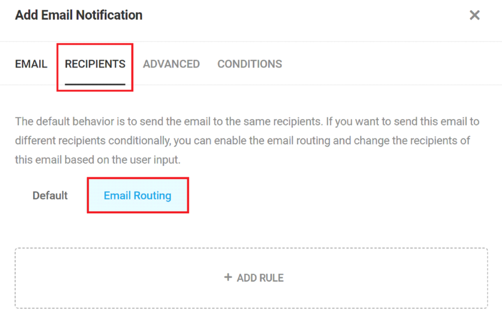 Email Routing