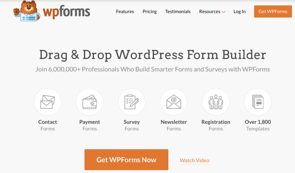 WPForms contact form plugin